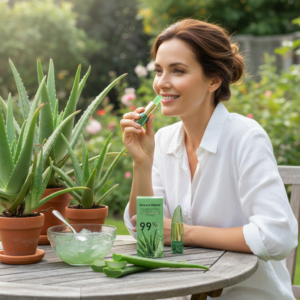 Batom em Gel de Aloe Vera Rejuvenescedor Labial