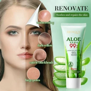 Gel Hidratante de Aloe Vera: Reparador de queimaduras e manchas na pele