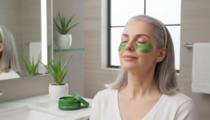 Mascara de aloe vera para olheiras