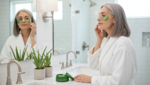 Mascara de aloe vera para olheiras