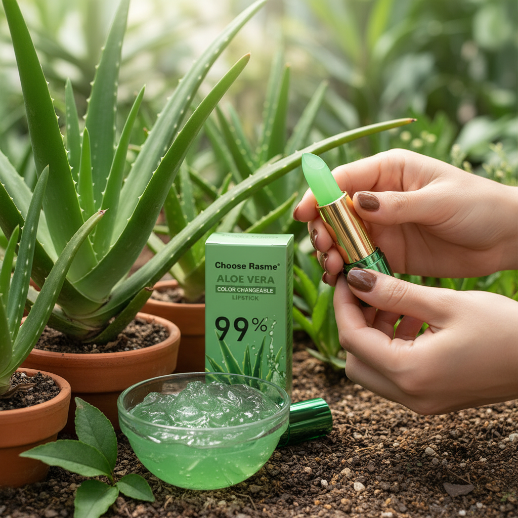 Batom em Gel de Aloe Vera Rejuvenescedor Labial