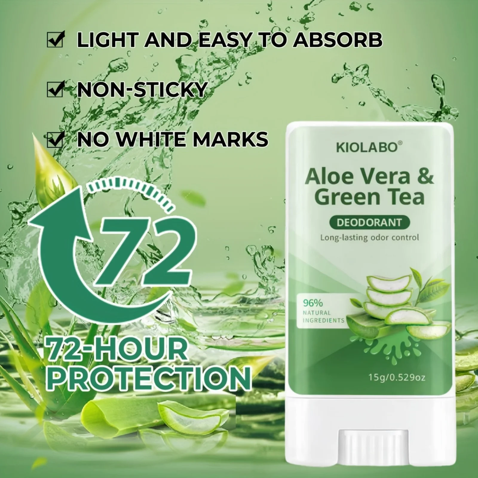 Creme Antitranspirante de aloe vera: Hidratação da pele
