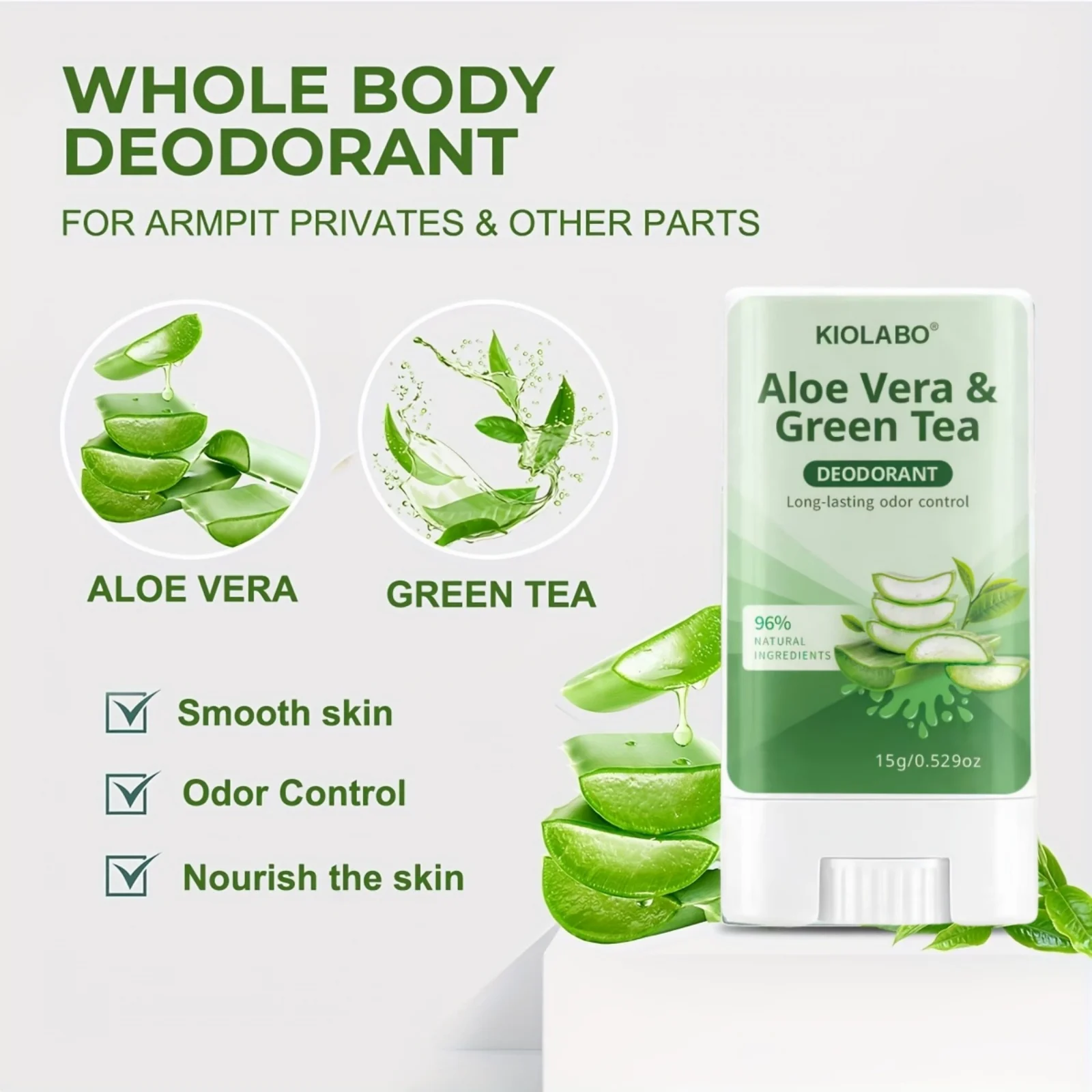 Creme Antitranspirante de aloe vera: Hidratação da pele
