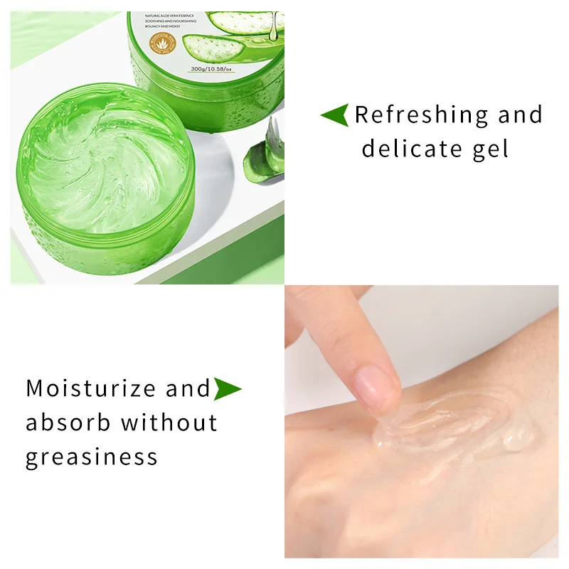 Gel Hidratante de Aloe Vera com Vitamina C: anti idade
